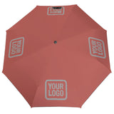 Custom Copper Rose Gray Automatic Umbrella