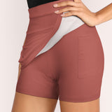 Custom Copper Rose Gray A-Line Skort