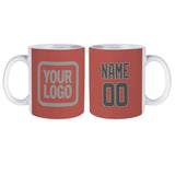 Custom Copper Rose Dark Grey Mug