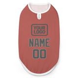 Custom Copper Rose Dark Grey Pet Vest