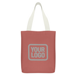 Custom Copper Rose Dark Grey Canvas Tote Bag
