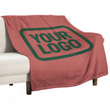 Custom Copper Rose Green Blanket