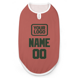 Custom Copper Rose Dark Green Pet Vest
