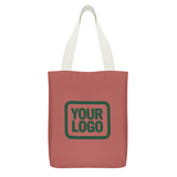 Custom Copper Rose Dark Green Canvas Tote Bag