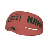 Custom Copper Rose Dark Green Sports headband