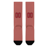Custom Copper Rose Red Knee-High Sock