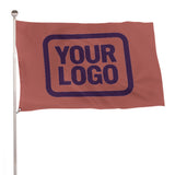 Custom Copper Rose Purple Flag