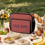 Custom Copper Rose Purple Lunch Bag