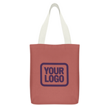 Custom Copper Rose Light Purple Canvas Tote Bag
