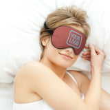 Custom Copper Rose Light Blue Sleep Mask