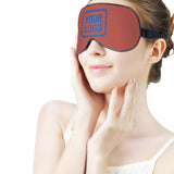Custom Copper Rose Sky Blue Sleep Mask