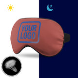 Custom Copper Rose Sky Blue Sleep Mask