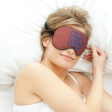 Custom Copper Rose Sky Blue Sleep Mask