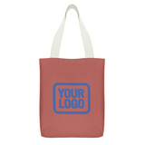 Custom Copper Rose Navy Canvas Tote Bag