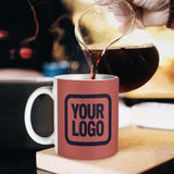 Custom Copper Rose Navy Mug