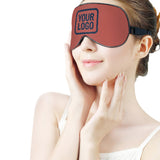 Custom Copper Rose Blue Sleep Mask