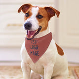 Custom Copper Rose Blue Pet Scarf