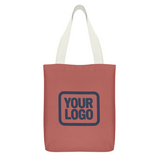 Custom Copper Rose Blue Green Canvas Tote Bag