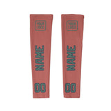 Custom Copper Rose Blue Green Arm Sleeve