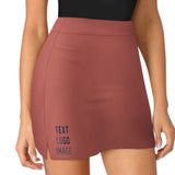 Custom Copper Rose Navy A-Line Skort