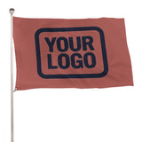 Custom Copper Rose Navy Flag