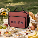 Custom Copper Rose Navy Lunch Bag