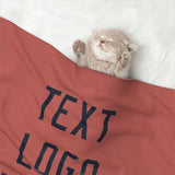 Custom Copper Rose Navy Pet Blanket
