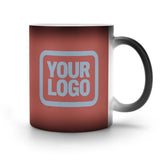 Custom Copper Rose Light Blue Magic Mug