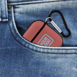 Custom Copper Rose Light Blue AirPods Case