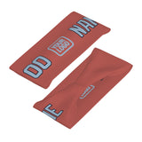 Custom Copper Rose Light Blue Sports headband