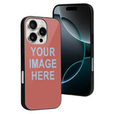 Custom Copper Rose Light Blue Phone Case