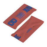Custom Copper Rose Sky Blue Sports headband