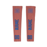 Custom Copper Rose Sky Blue Arm Sleeve