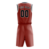 Custom Copper Rose Navy Basketball Set
