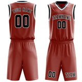 Custom Copper Rose Navy Basketball Set
