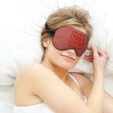 Custom Copper Rose Orange Red Sleep Mask