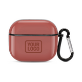 Custom Copper Rose Coral Red AirPods Case (3rd Generation)