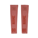 Custom Copper Rose Coral Red Arm Sleeve