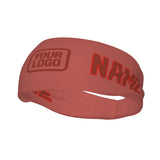 Custom Copper Rose Coral Red Sports headband