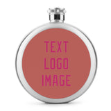Custom Copper Rose Pink Hip Flask