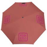 Custom Copper Rose Pink Automatic Umbrella