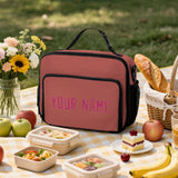 Custom Copper Rose Pink Lunch Bag