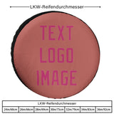 Custom Copper Rose Pink Truck Tires