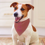 Custom Copper Rose Pink Pet Scarf