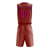Custom Copper Rose Pink Basketball Set
