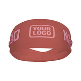 Custom Copper Rose Light Pink Sports headband
