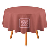 Custom Copper Rose Light Pink Round Table Cloth
