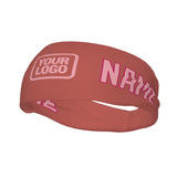 Custom Copper Rose Light Pink Sports headband