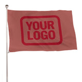 Custom Copper Rose Red Flag