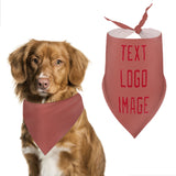 Custom Copper Rose Red Pet Scarf